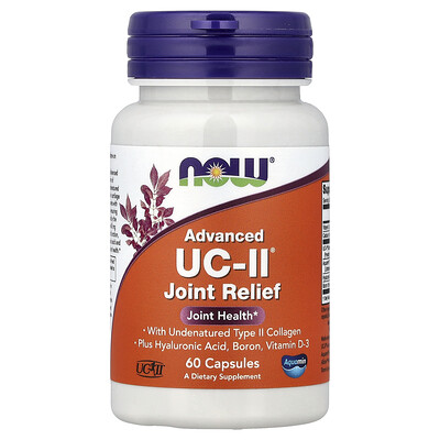 NOW Foods, Advanced UC-II®, Alivio para las articulaciones, 60 cápsulas
