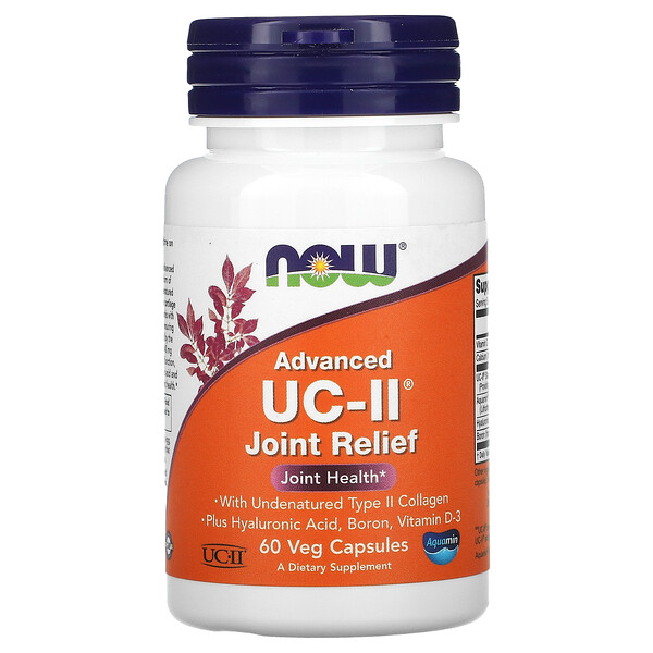 Now Foods‏, תמיכה מתקדמת במפרקים UC-II‏, 60 כמוסות רכות