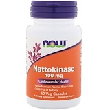 Отзывы о Наттокиназа, 100 мг, 60 капсул растительного происхождения