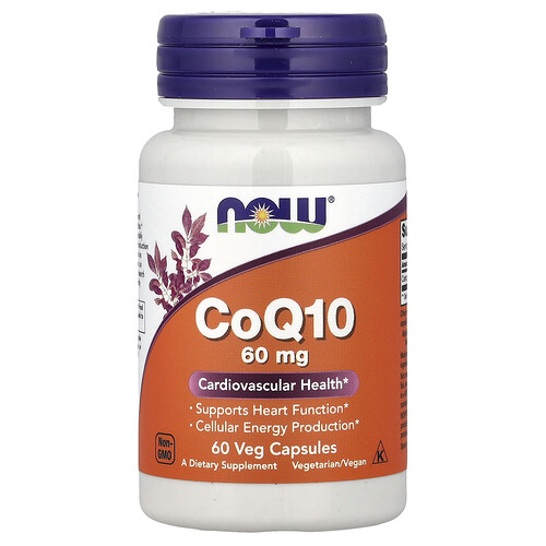 NOW Foods コエンザイムQ10 60mg ベジカプセル60粒