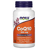 Now Foods, коэнзимQ10, 200 мг, 60 растительных капсул
