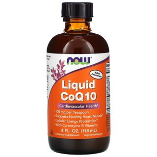 Now Foods, CoQ10 líquida, 100 mg, 118 ml (4 oz. líq.)