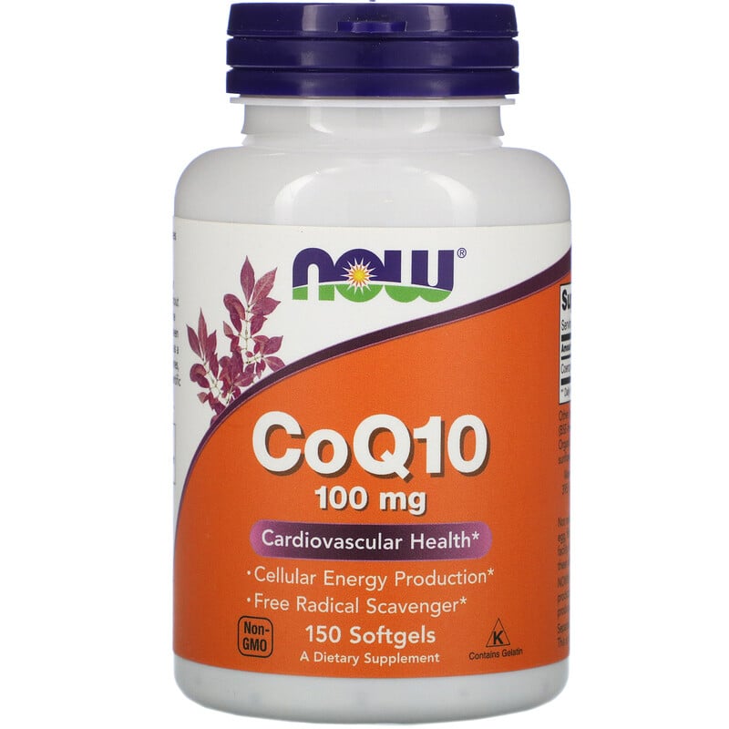 Now Foods Coq10 100 Mg 150 Softgels Iherb