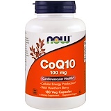 Now Foods, CoQ10, With Hawthorn Berry, 100 mg, 180 Veggie Caps отзывы
