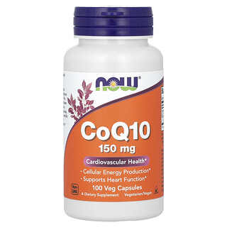 ناو فودز‏, مساعد الإنزيم CoQ10، 150 ملغم، 100 كبسولة