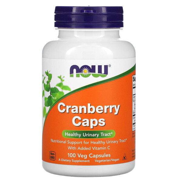 Now Foods, Cranberry Caps, 100 pflanzliche Kapseln