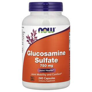 NOW Foods, Sulfato de Glicosamina, 240 Cápsulas (0,75 g por Cápsula)