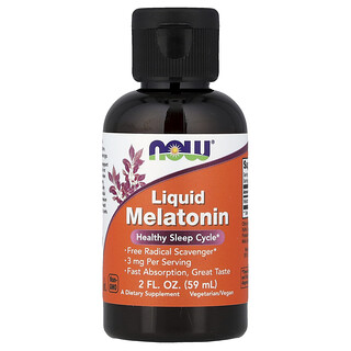 NOW Foods, Folyékony melatonin, 2 fl uncia (59 ml)