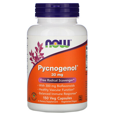 Now Foods Pycnogenol, 30 mg, 150 Veg Capsules