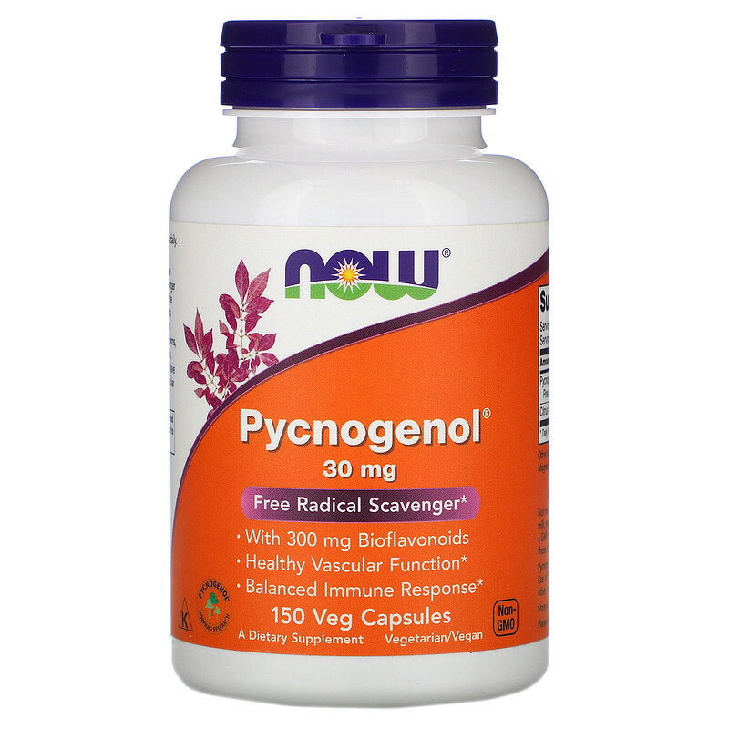 Now Foods, Pycnogenol, 30 mg, 150 Veg Capsules - iHerb