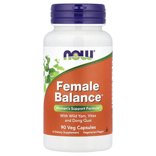 NOW Foods, Female Balance™, 90 kasviskapselia