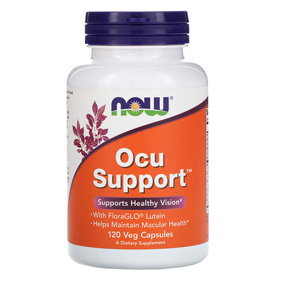 

Now Foods Ocu Support, 120 растительных капсул