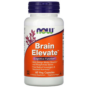 Отзывы о Now Foods, Brain Elevate, 60 Veg Capsules