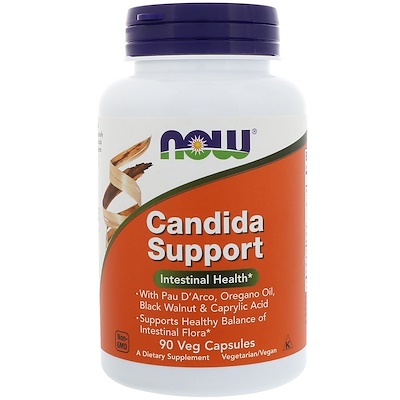 

Candida Support, 90 растительных капсул