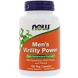 Now Foods, Men’s Virility Power, 120 растительных капсул отзывы