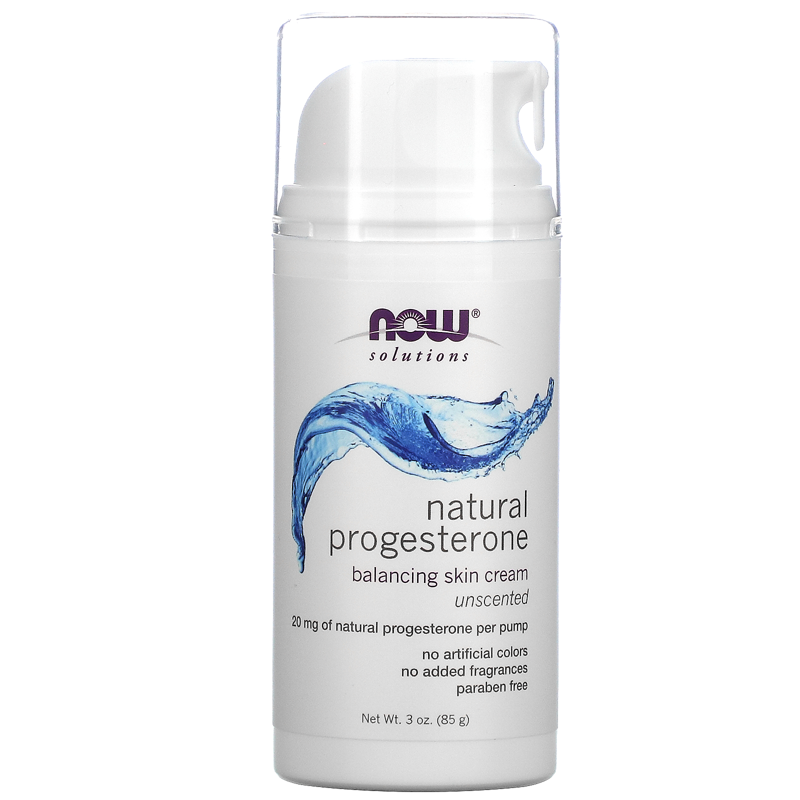 Now Foods, Solutions, Natural Progesterone, Balancing Skin Cream ...