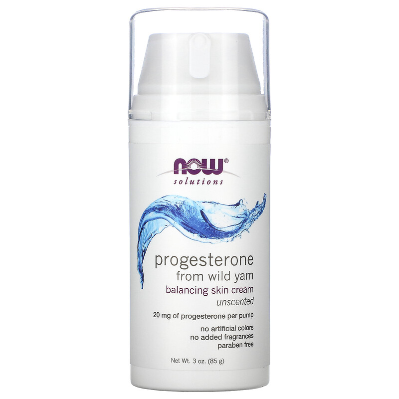 Now Foods, Solutions, Progesterone from Wild Yam, Balancing Skin Cream ...