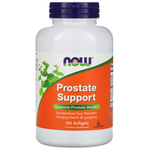 Now Foods, Prostate Support, Prostata-Unterstützung, 180 Weichkapseln