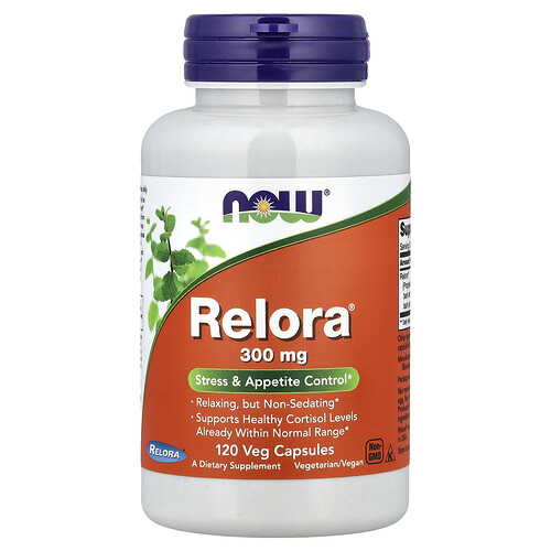NOW Foods, Relora®, 300 mg, 120 kapsułek roślinnych
