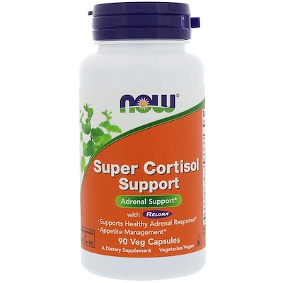 

Super Cortisol Support, 90 растительных капсул