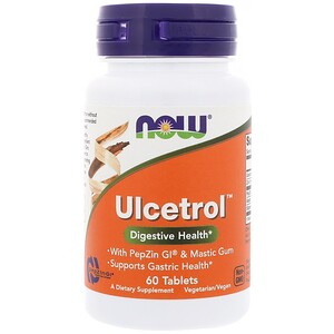 Now Foods, Ulcetrol, 60 Tablets отзывы
