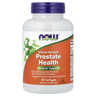 NOW Foods, Próstata Saludable con Fuerza Clínica, 90 cápsulas de gel