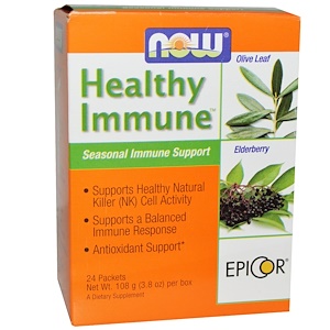 Отзывы о Now Foods, Healthy Immune, Seasonal Immune Support, 24 Packets, (4.5 g) Each