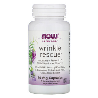 Now Foods, Solutions, Wrinkle Rescue, 60 Veg Capsules