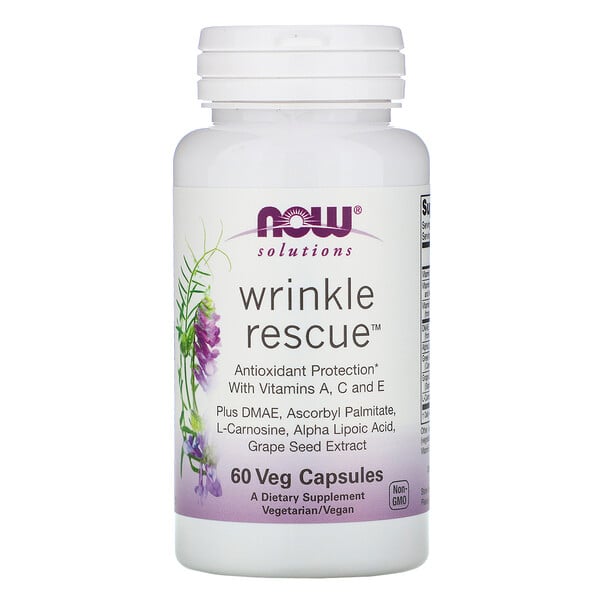 Solutions, Wrinkle Rescue, 60 Veg Capsules