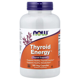 ناو فودز‏, Thyroid Energy™، 180 كبسولة نباتية