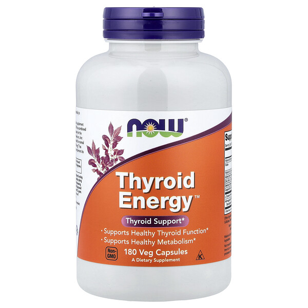 NOW Foods Thyroid Energy™, 180 Veg Capsules