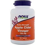 Now Foods, Apple Cider Vinegar, Extra Strength, 750 mg , 180 Tablets отзывы