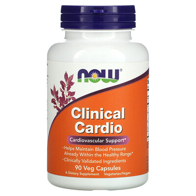 

NOW Foods Clinical Cardio Cardiovascular Support 90 Veg Capsules