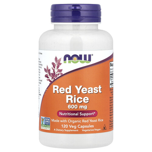 Now Foods Red Yeast Rice, 600 mg, 120 Veg Capsules