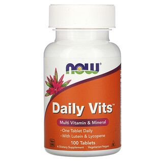 Now Foods, Daily Vits, Multi Vitamin & Mineral, 100 Tablets