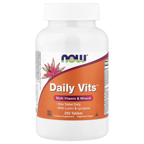 Now Foods Daily Vits™, Multi Vitamin & Mineral, 250 Tablets