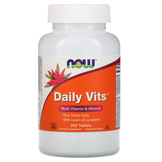 Now Foods, Daily Vits, 250 Comprimidos