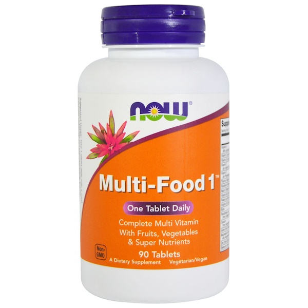 Now Foods, Multi-Food 1, 90 Tabletten