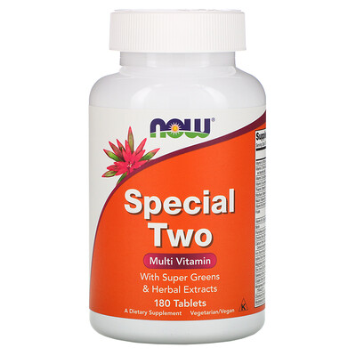 

Special Two, мульти-витамины, 180 таблеток
