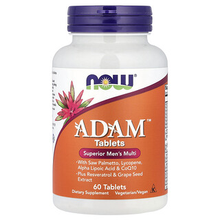 NOW Foods, ADAM (Superior Men's Multi, 60 դեղահաբ)
