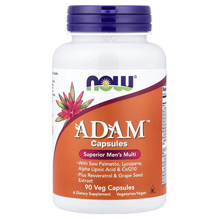NOW Foods, ADAM™, Superior Men's Multi, 90 Veg Capsules