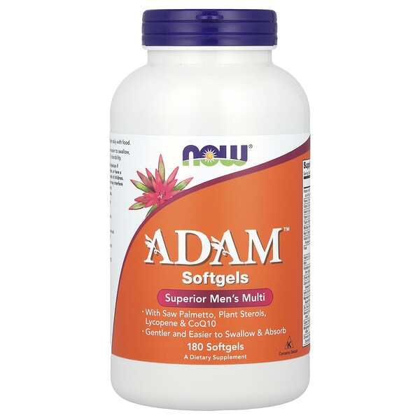 NOW Foods ADAM™, Superior Men's Multi, 180 Softgels
