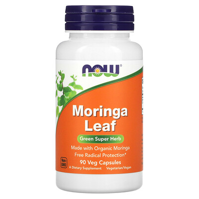 NOW Foods Moringa Leaf 90 Veg Capsules