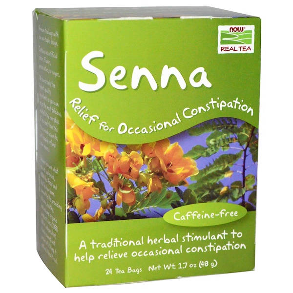 Now Foods Real Tea Senna Caffeine Free 24 Tea Bags 17 Oz 48 G