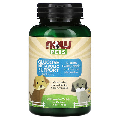 NOW Foods Pets Glucose Metabolic Support for Dogs