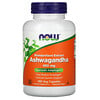 Now Foods, Extrait standardisé d’ashwagandha, 450 mg, 180 capsules végétariennes