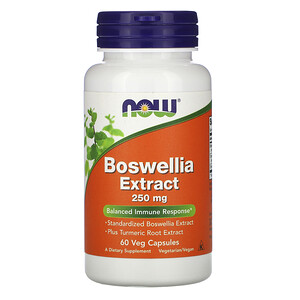 Отзывы о Now Foods, Boswellia Extract, 250 mg, 60 Veg Capsules