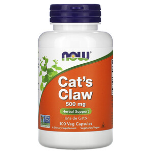 Отзывы о Now Foods, Cat's Claw, 500 mg, 100 Veg Capsules