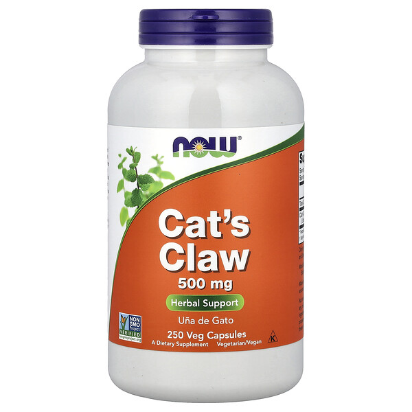 NOW Foods Cat's Claw, 500 mg, 250 Veg Capsules