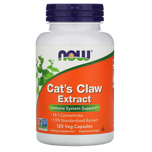 Отзывы о Now Foods, Cat's Claw Extract, 120 Veg Capsules